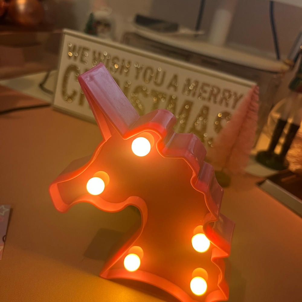 Unicorn LED Light - Pink